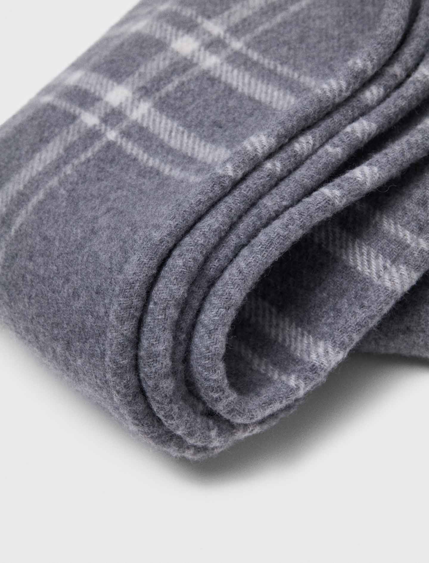 Reversible poncho Grey - Image 3