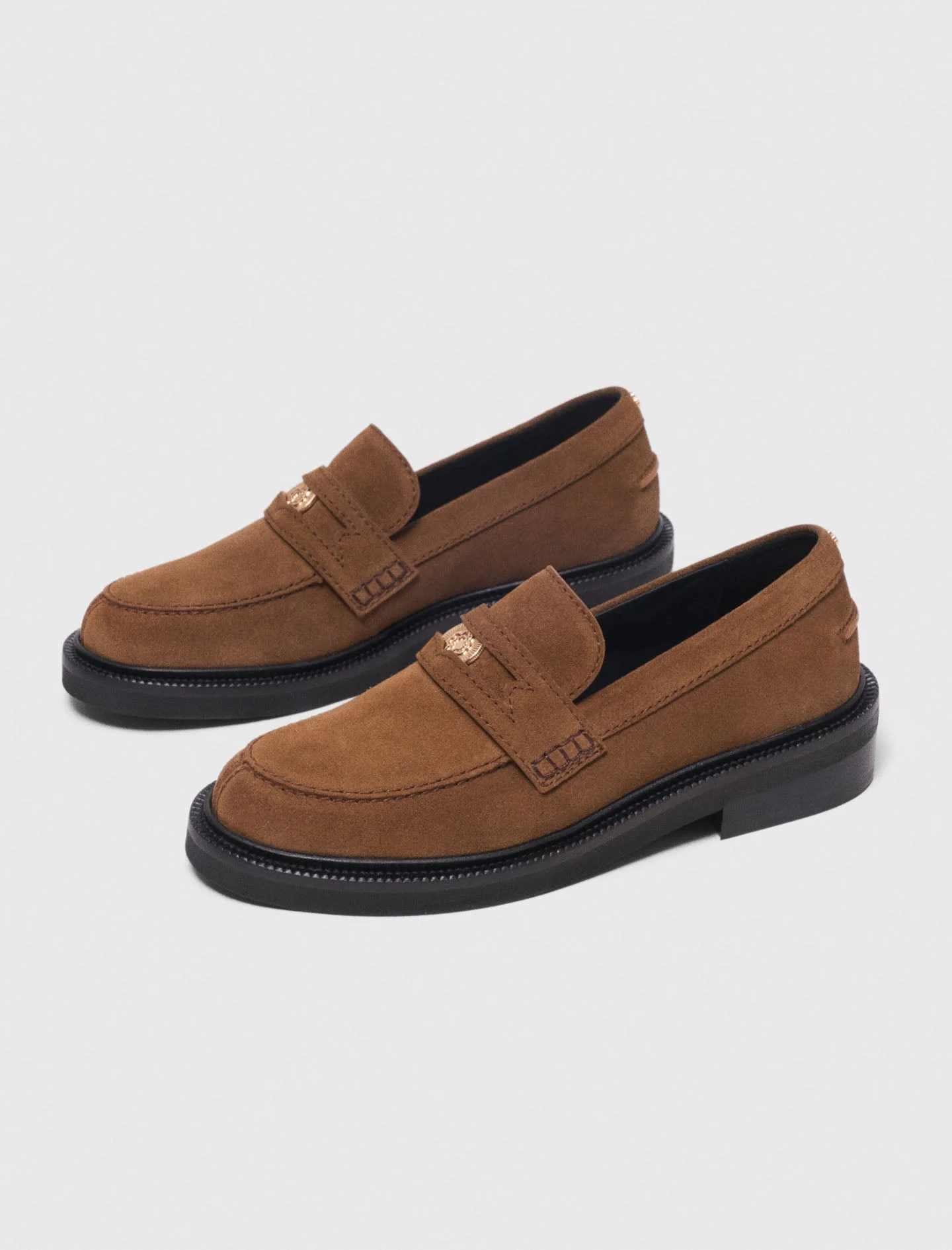 Suede Loafers Camel - Image 5