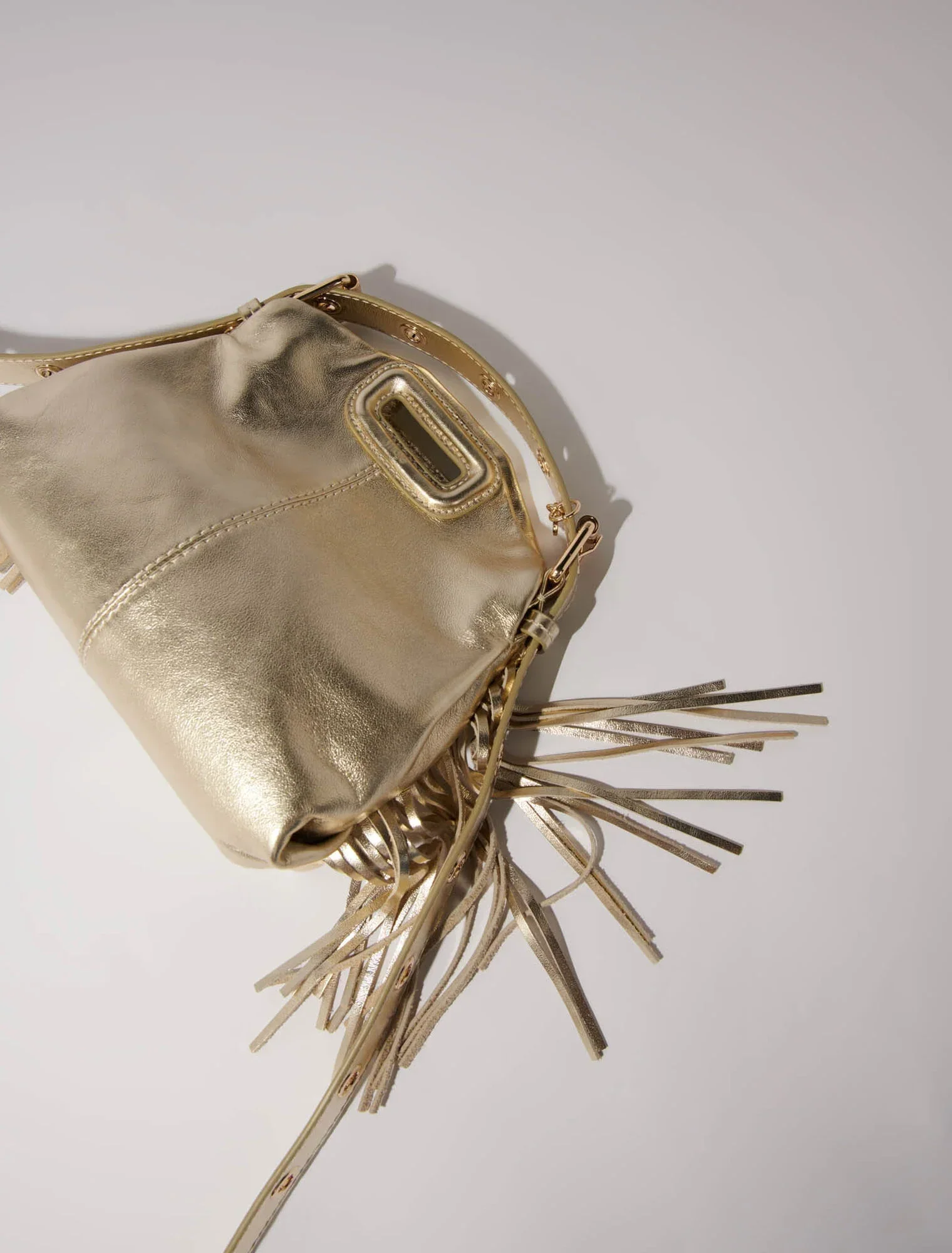 Metallic leather miss m mini bag Gold - Image 4