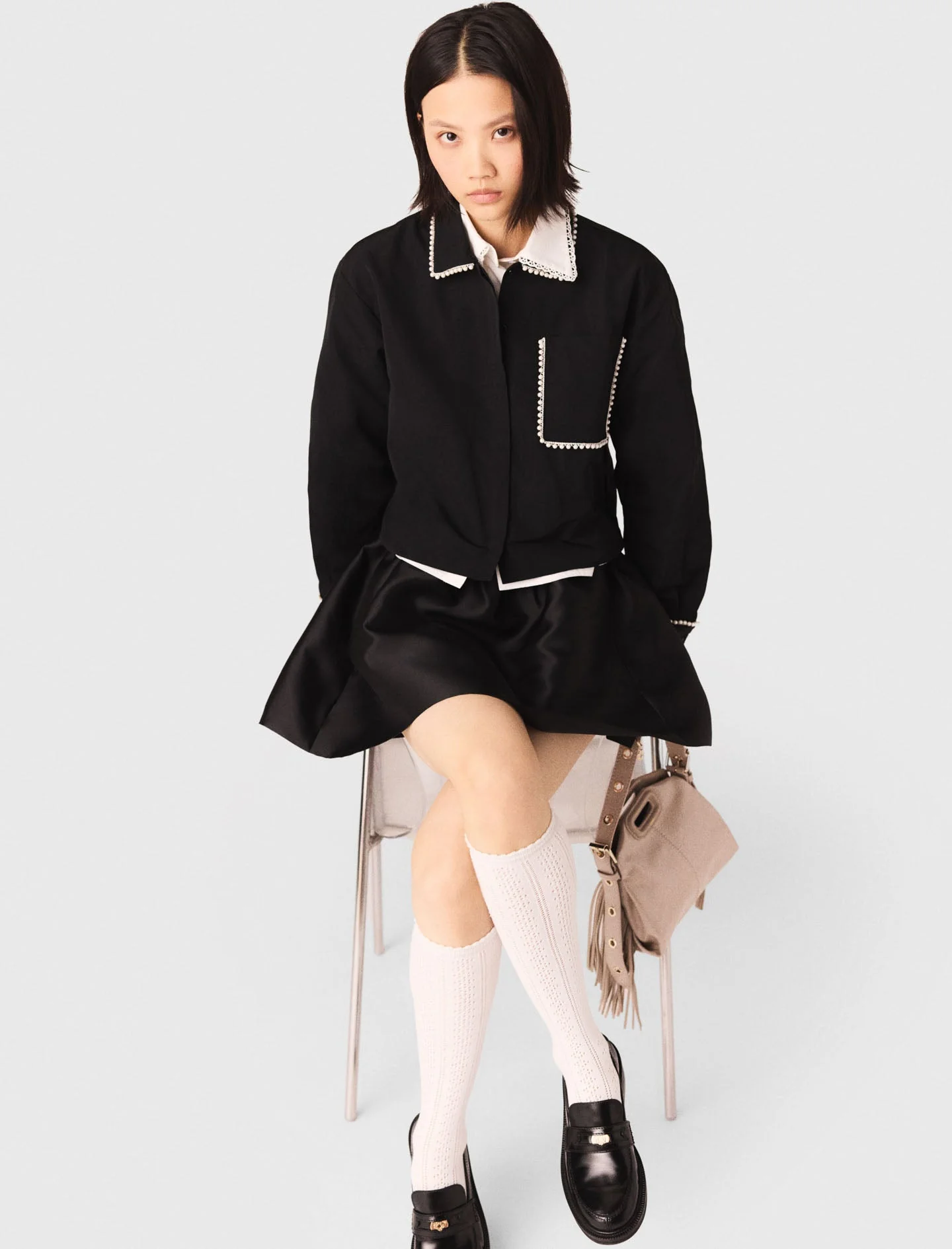 Taffeta Shirt Black - Image 4