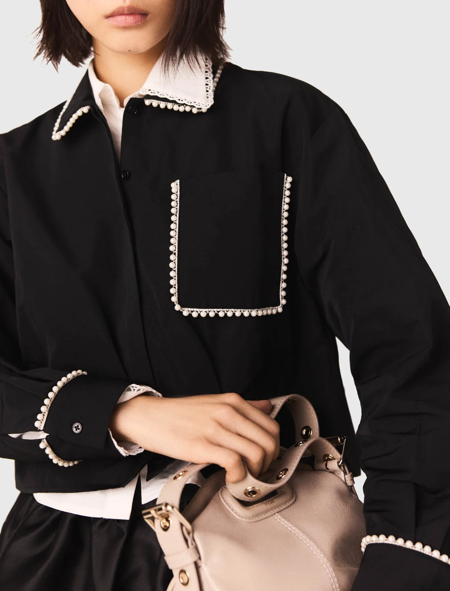 Taffeta Shirt Black - Image 5