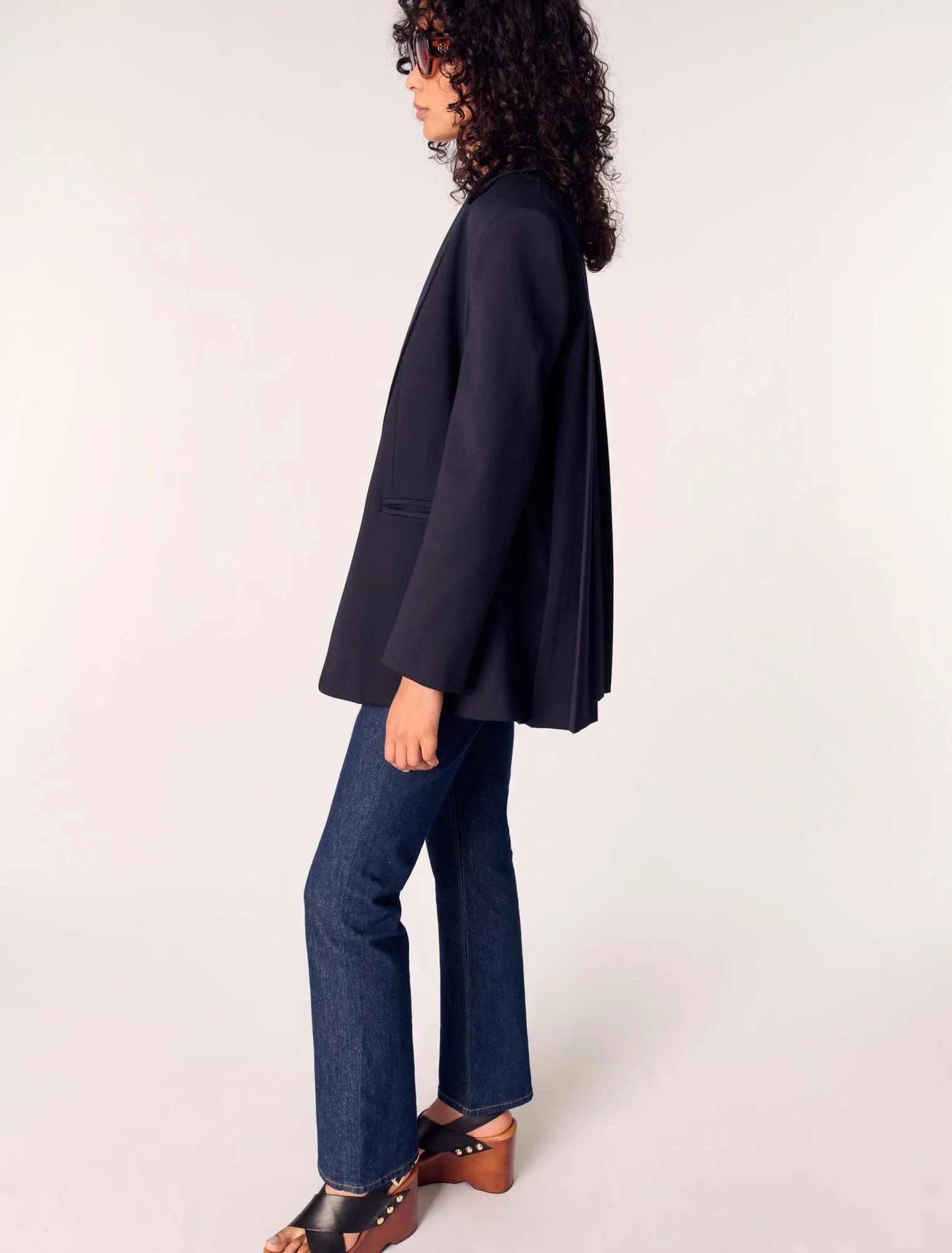 Denim jeans with pockets Dark Blue - Image 7