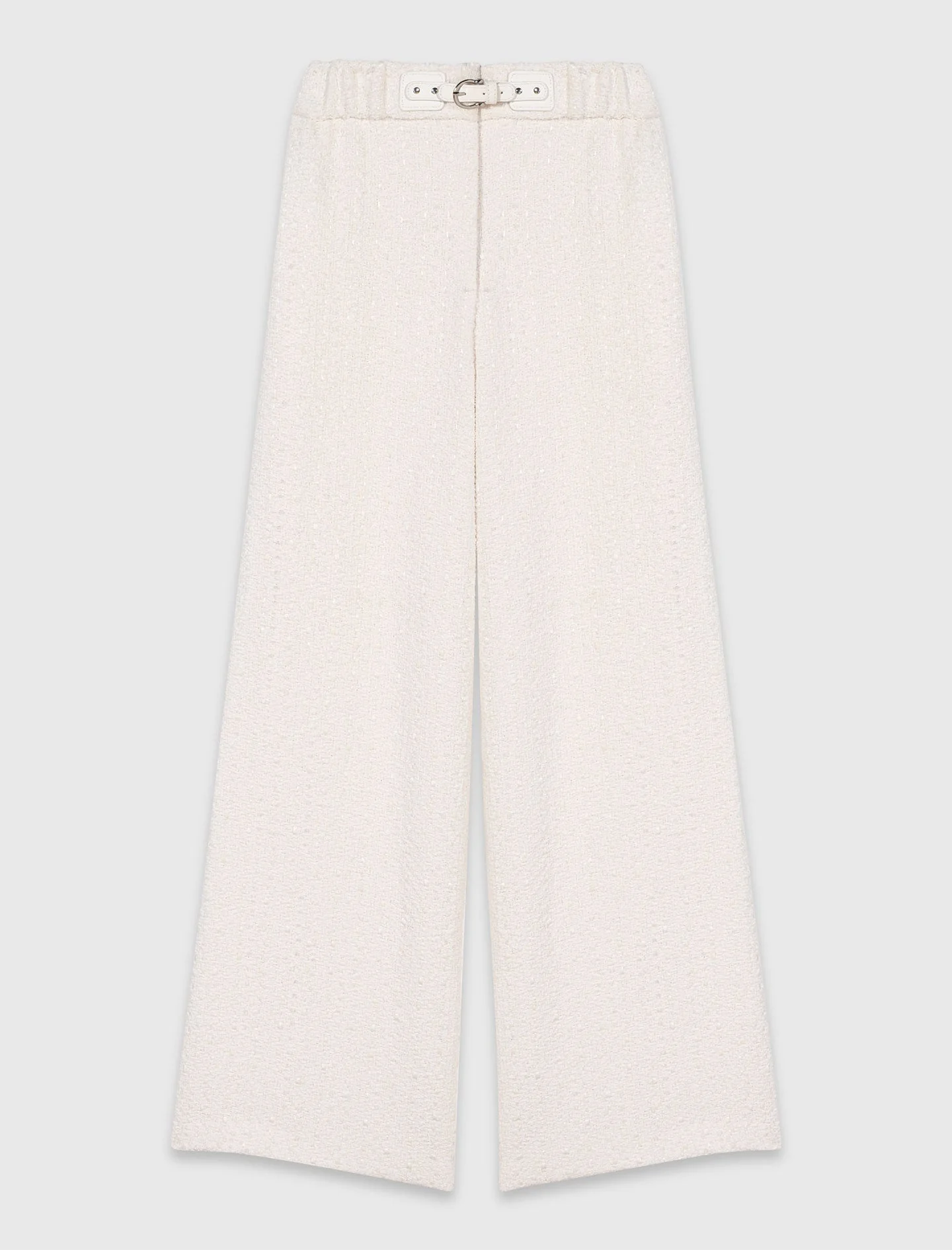 Wide-leg tweed trousers - Image 7