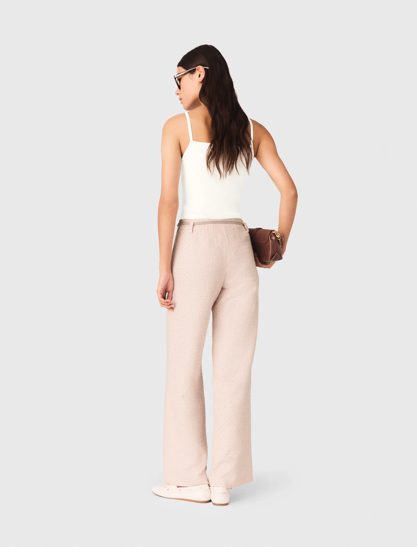 Tweed Trousers Pink - Image 5