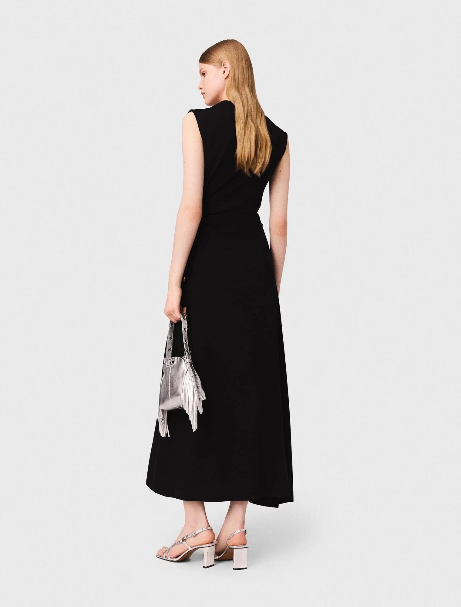 Cutout waist maxi dress Black - Image 3