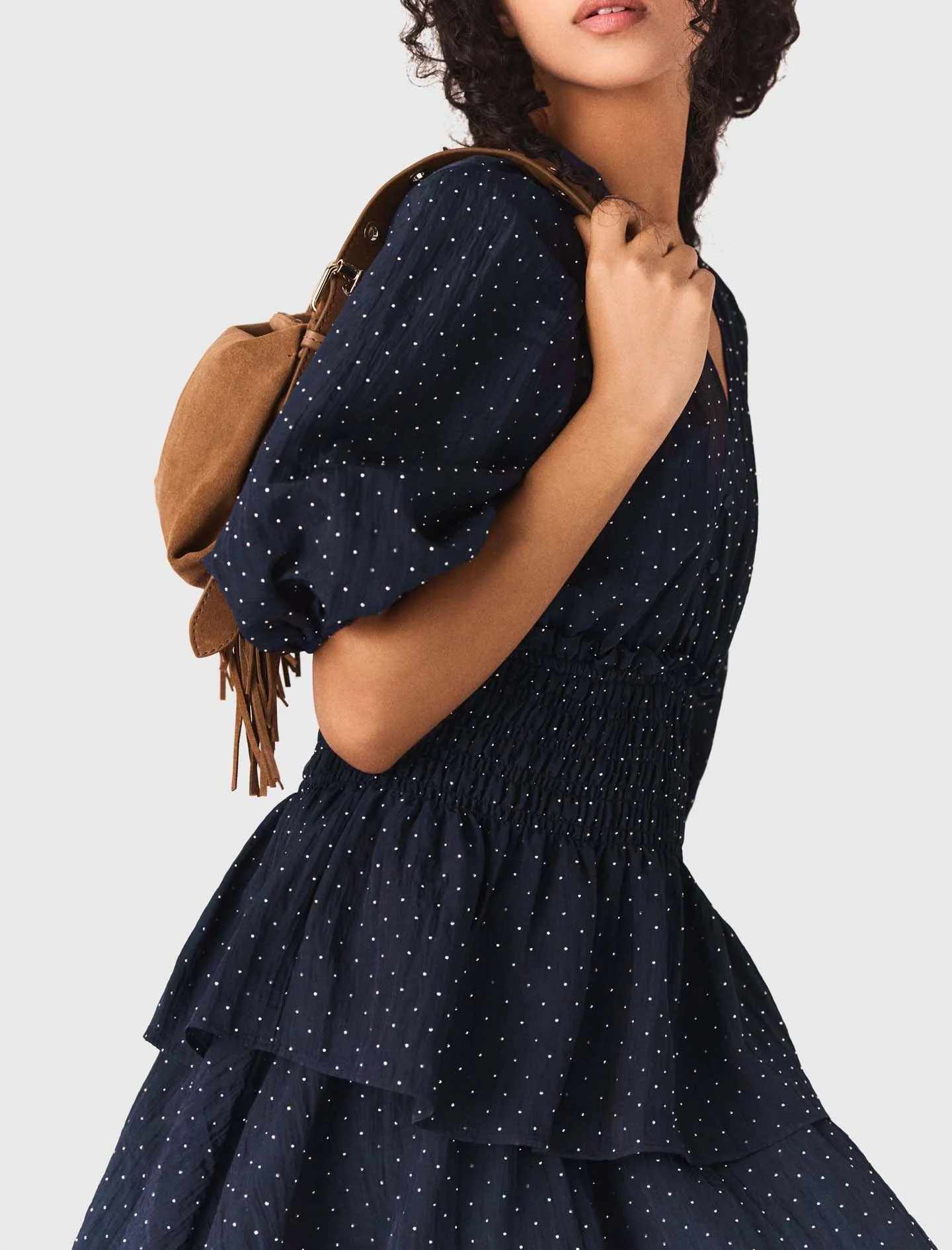 Ruffle and rhinestone dress - Image 3