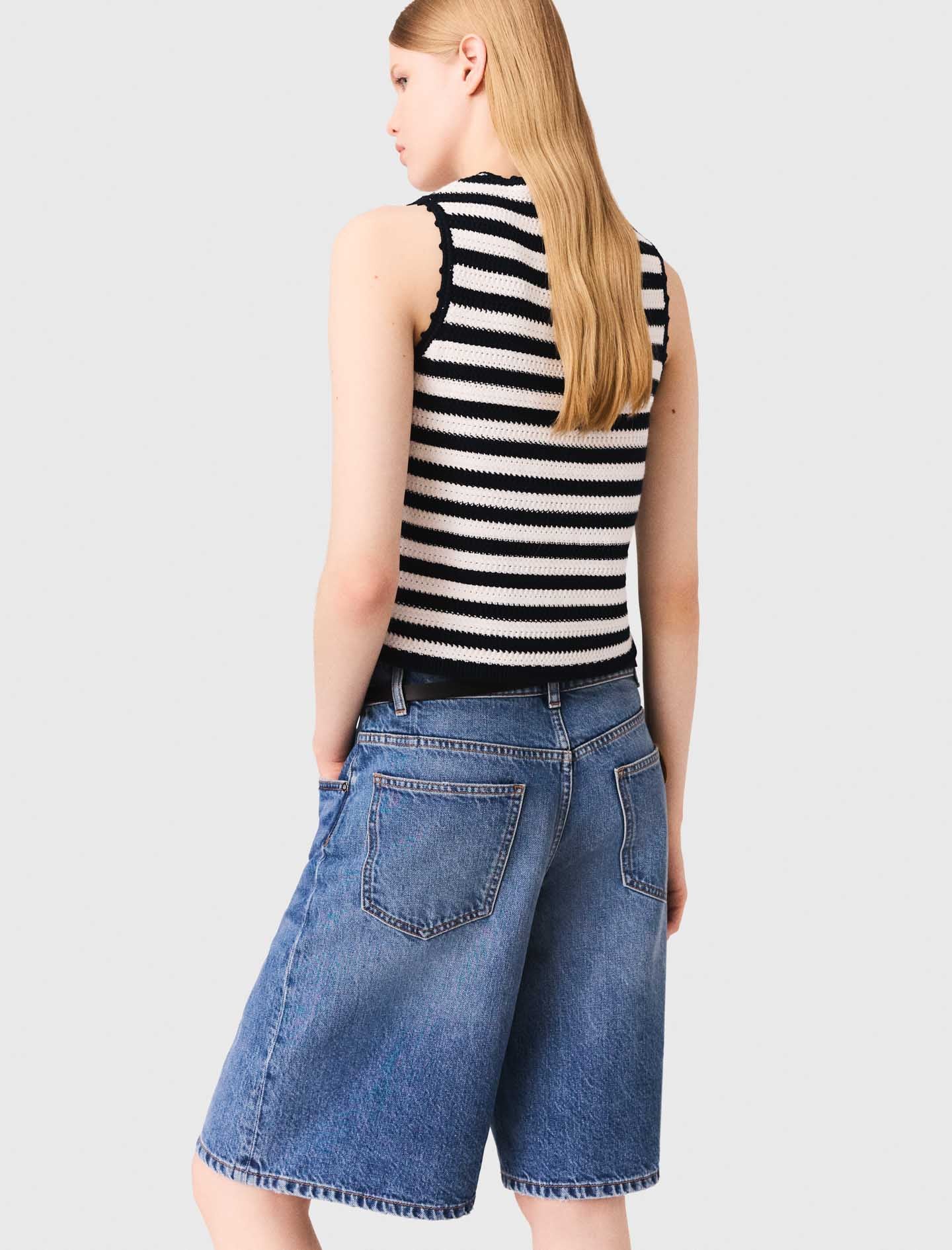 Denim Bermuda shorts Blue - Image 3