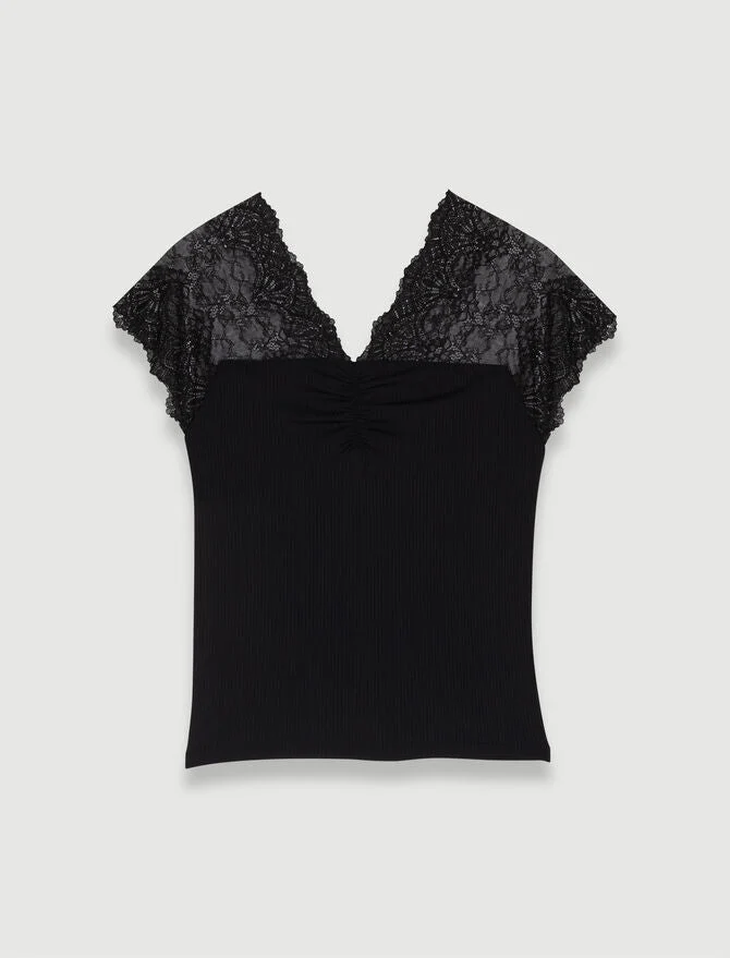 Lace top Black - Image 7