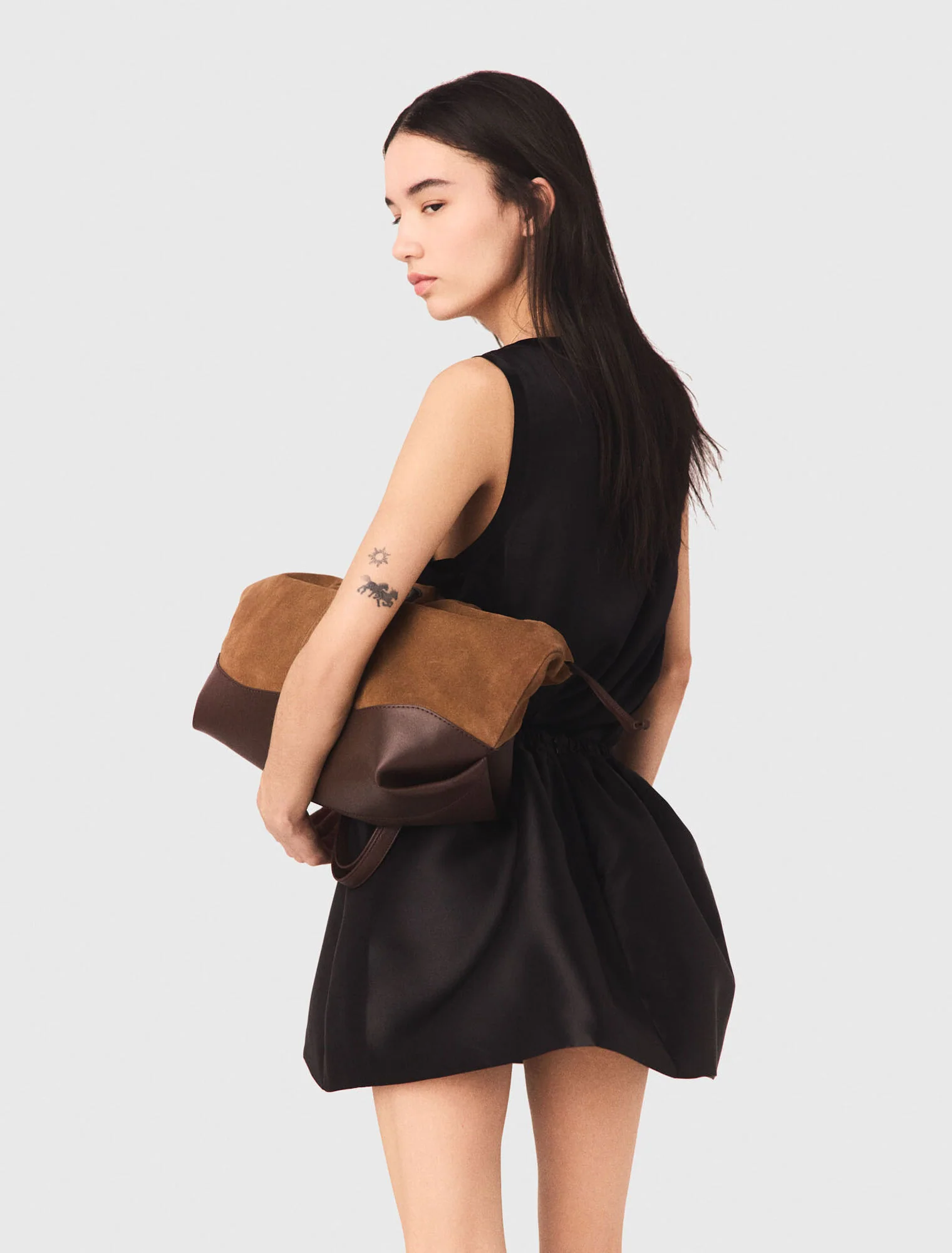 Silk tank top Black - Image 3