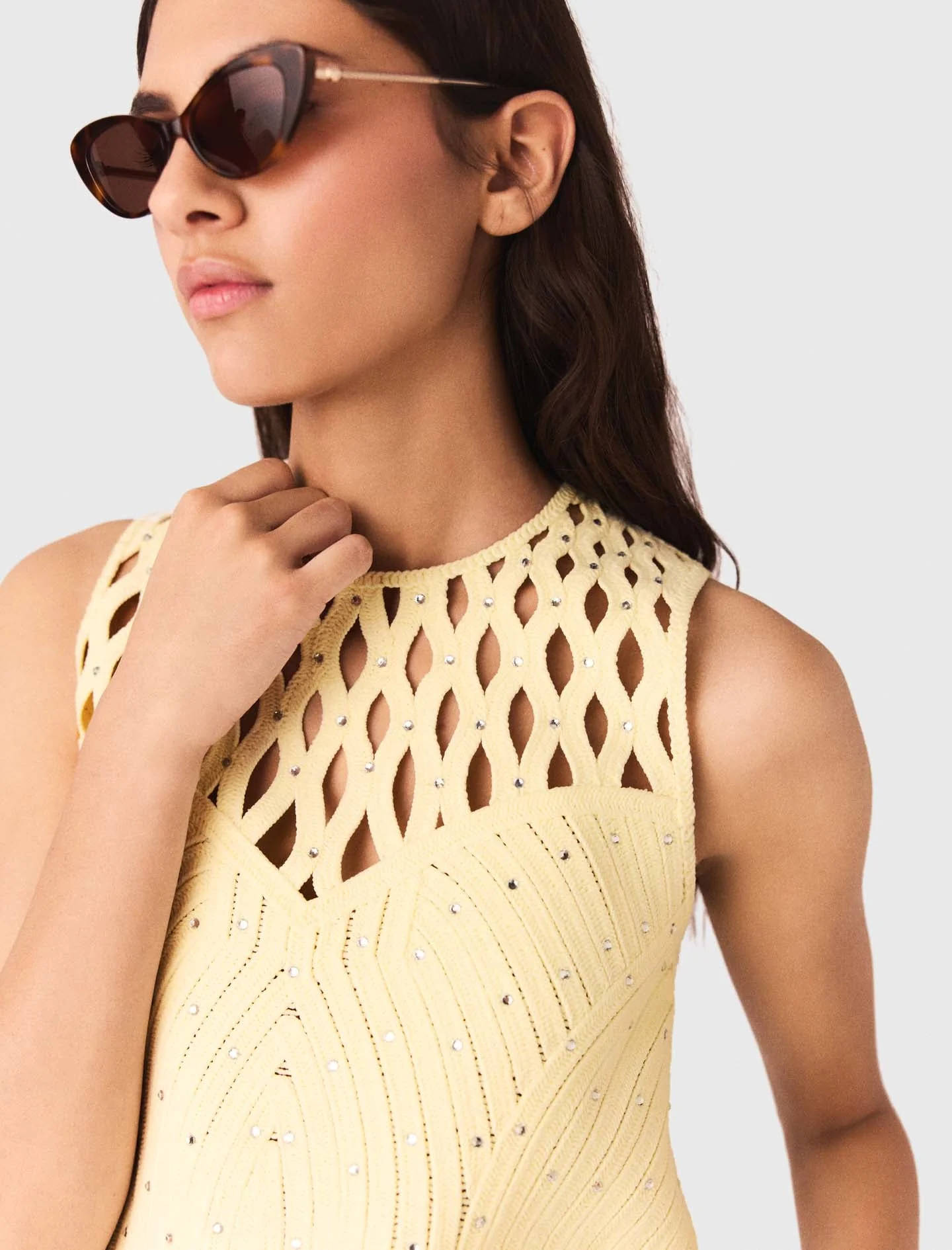 Crochet rhinestone top - Image 5