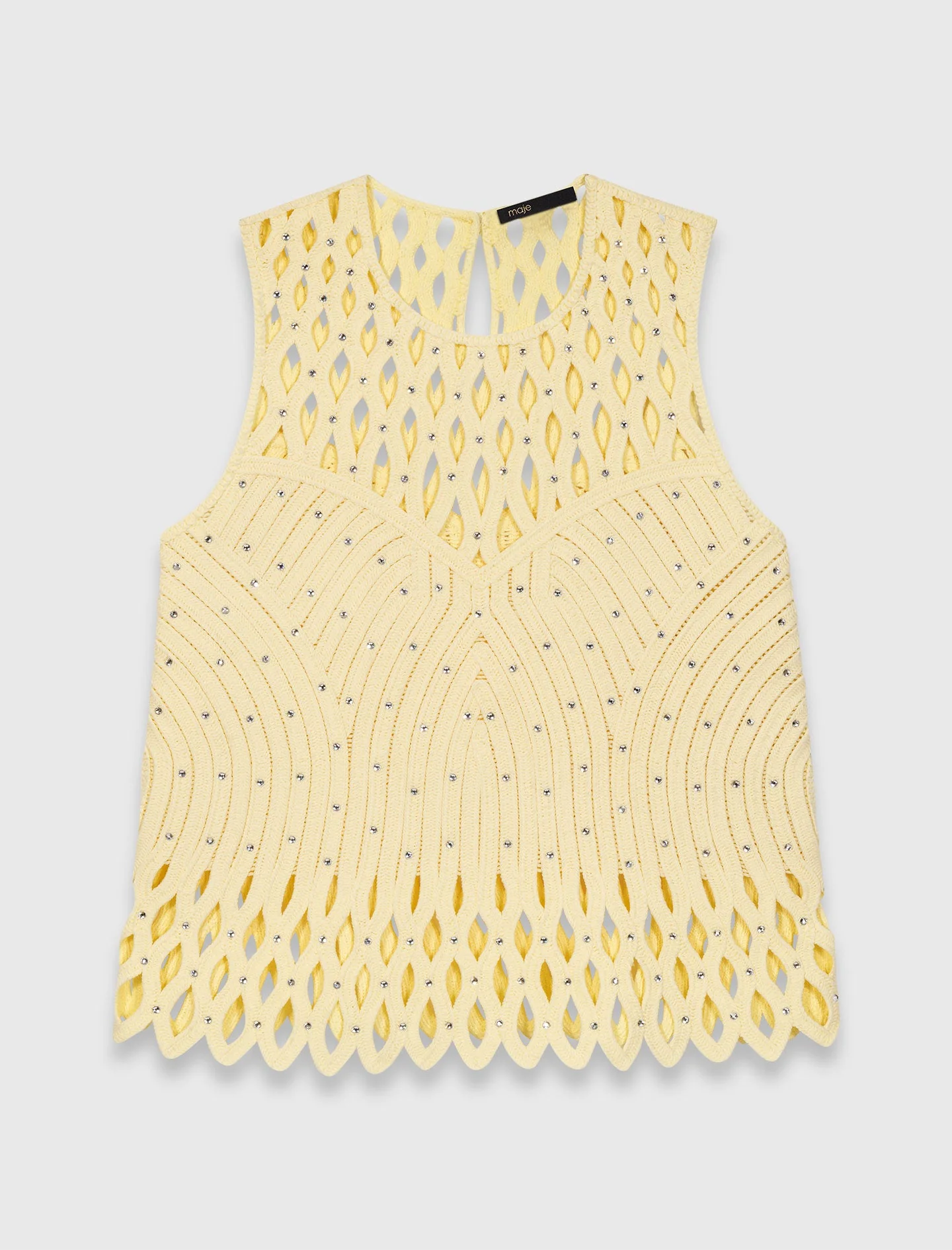 Crochet rhinestone top - Image 7