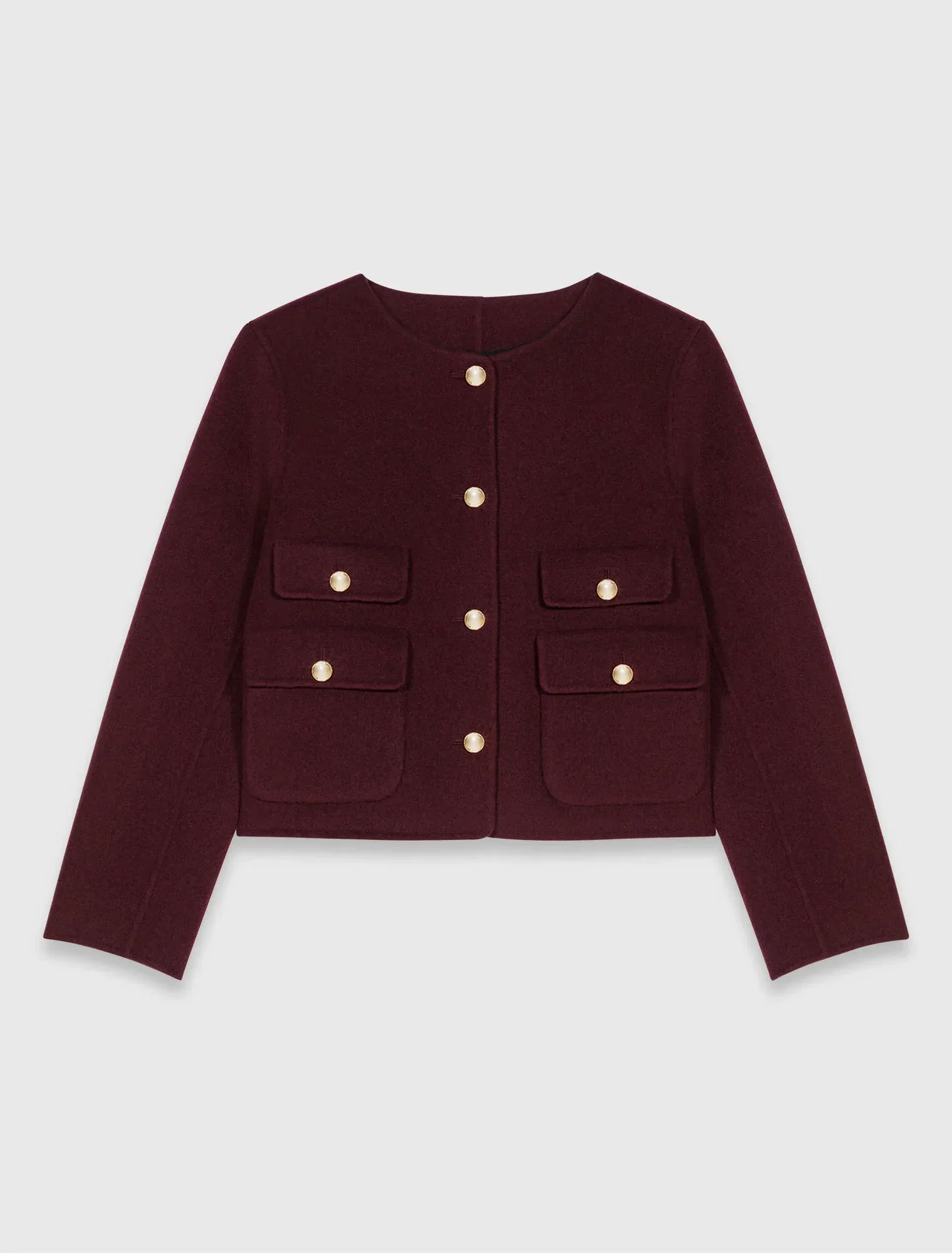 Reversible double-faced jacket Burgundy - Image 7